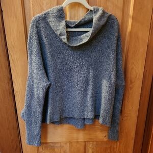 Eileen Fisher Charcoal Cowl Neck Sweater